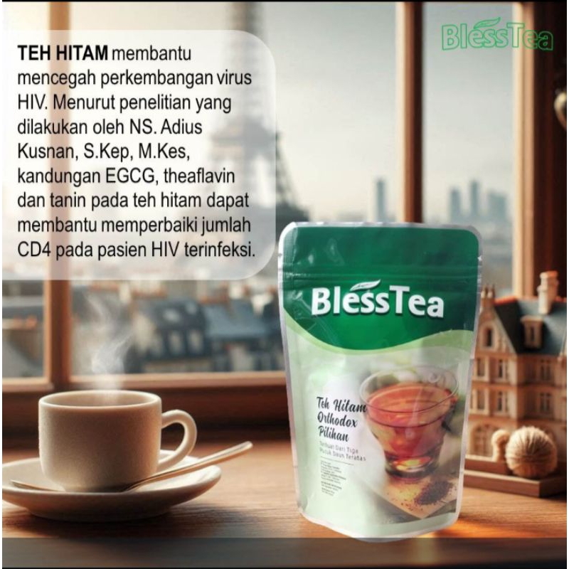 

Teh Hitam BlessTea Pouch Original Tea for Better Life