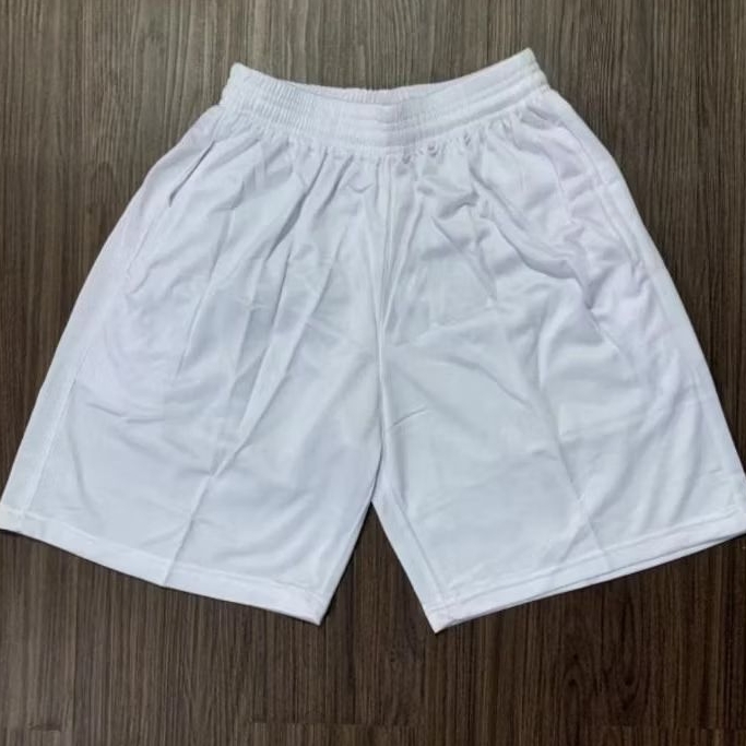 celana pendek polos putih dan hitam pria dan wanita tes pendidikan tes akademi