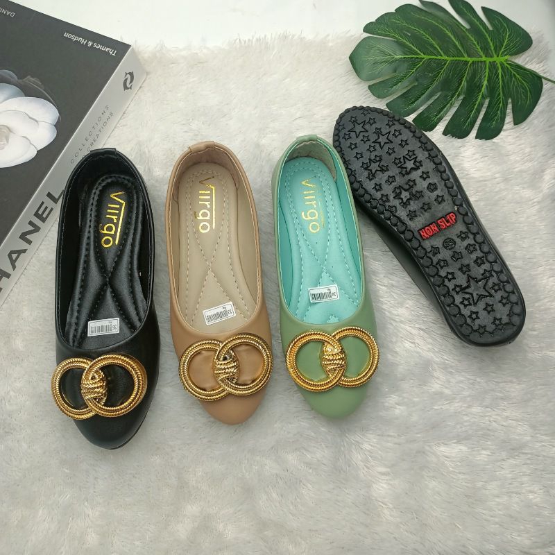 VIIRAHAYU FLATSHOES ANAK SEPATU ANAK PEREMPUAN/JINGGA