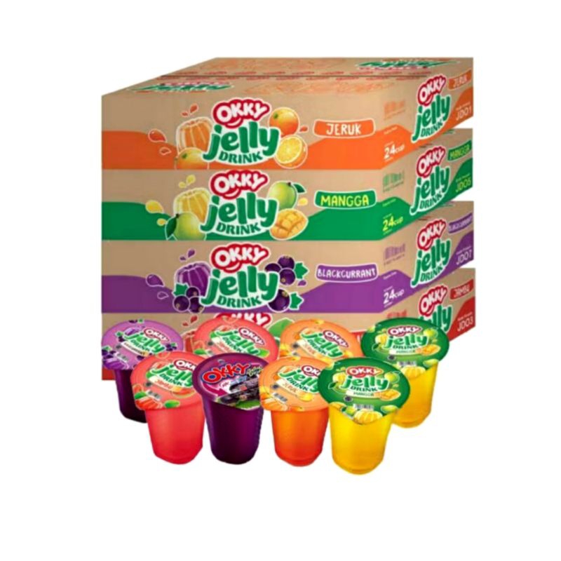 okky jelly drink 150 ml 1 dus isi 24 pcs