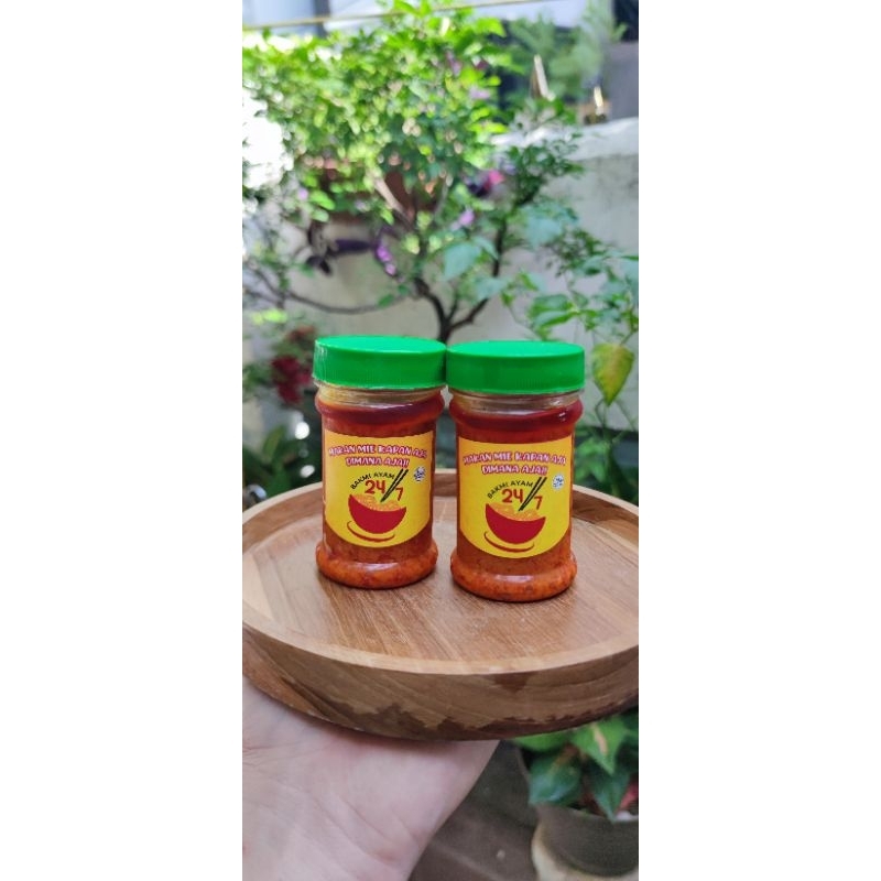 

Sambal Mie ayam 24/7 Pedas Full Rawit Merah