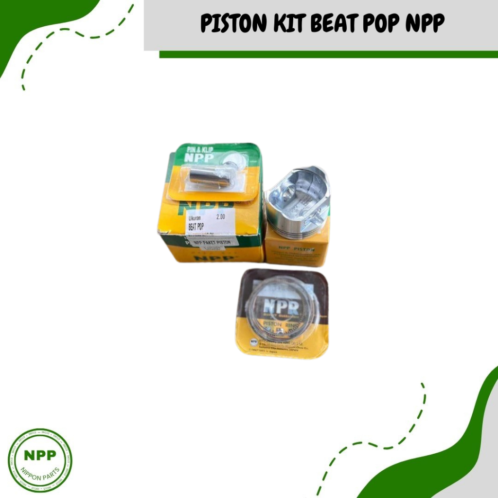 NPP Piston Kit Beat Pop || Seker Kit Piston Kit Beat Pop Beat Street