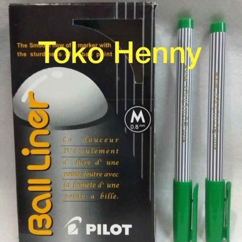 

PULPEN BALL LINER PILOT 0,8 mm