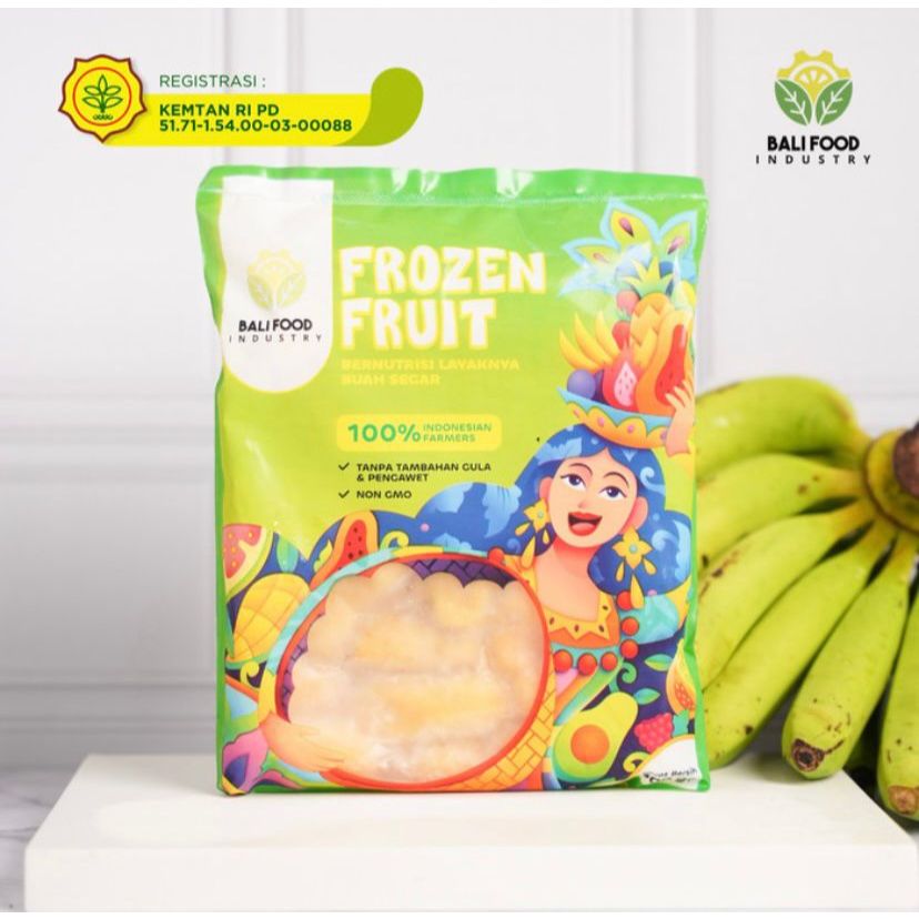 

Frozen Fruit Banana | Pisang Beku | Kemasan 500 gr