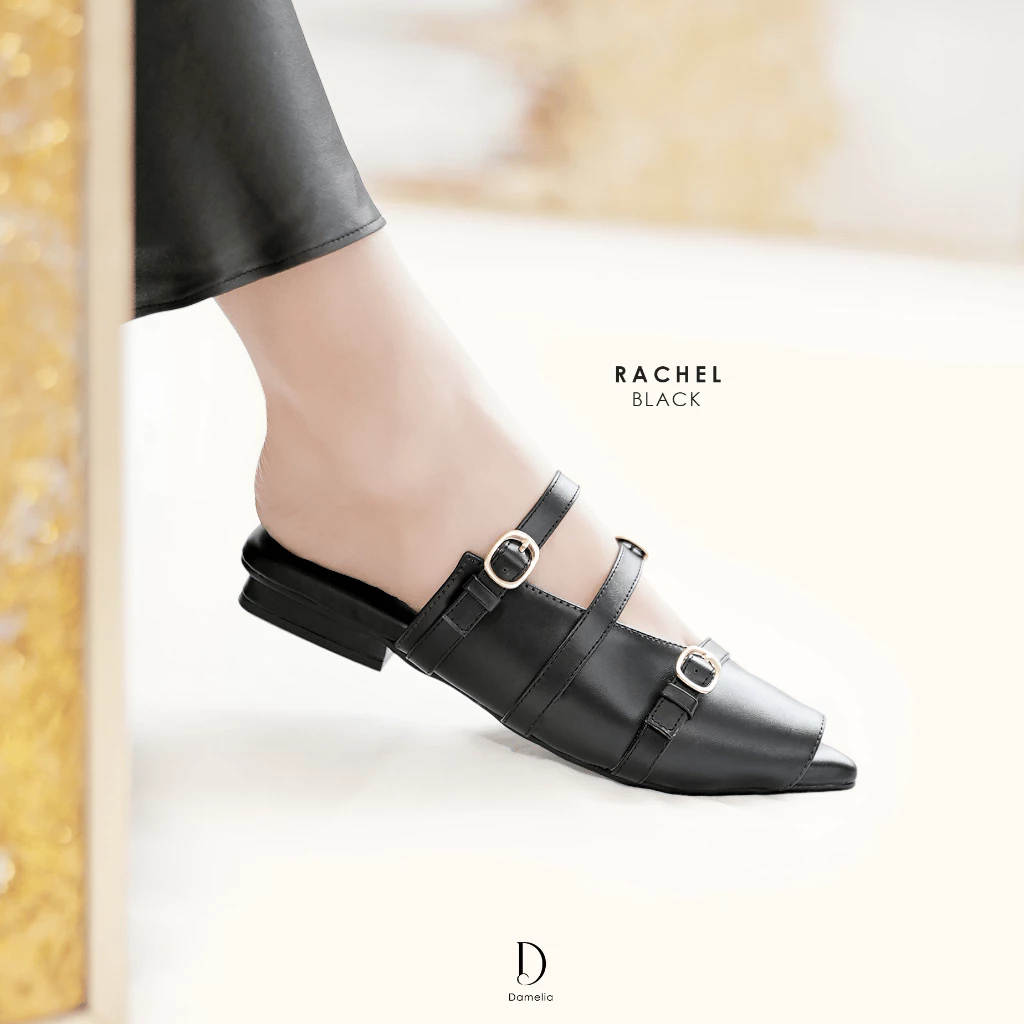 Damelia Melstore jkt Rachel Mules Wanita Melstore jkt Official Store | flat shoes | mules | slip on