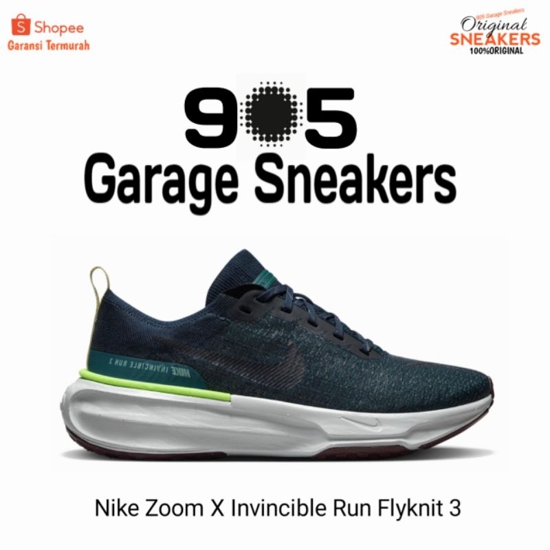 Sepatu Nike Zoom X Invincible Run Flyknit 3 Armour Navy
