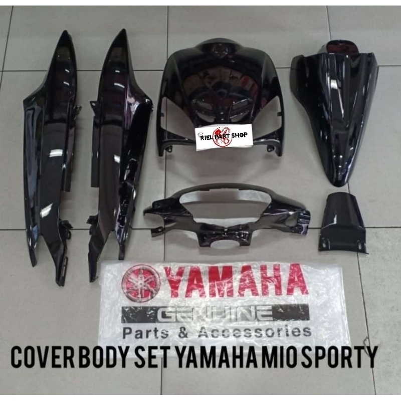 Cover Body Mio Sporty Fullset Hitam Original YAMAHA