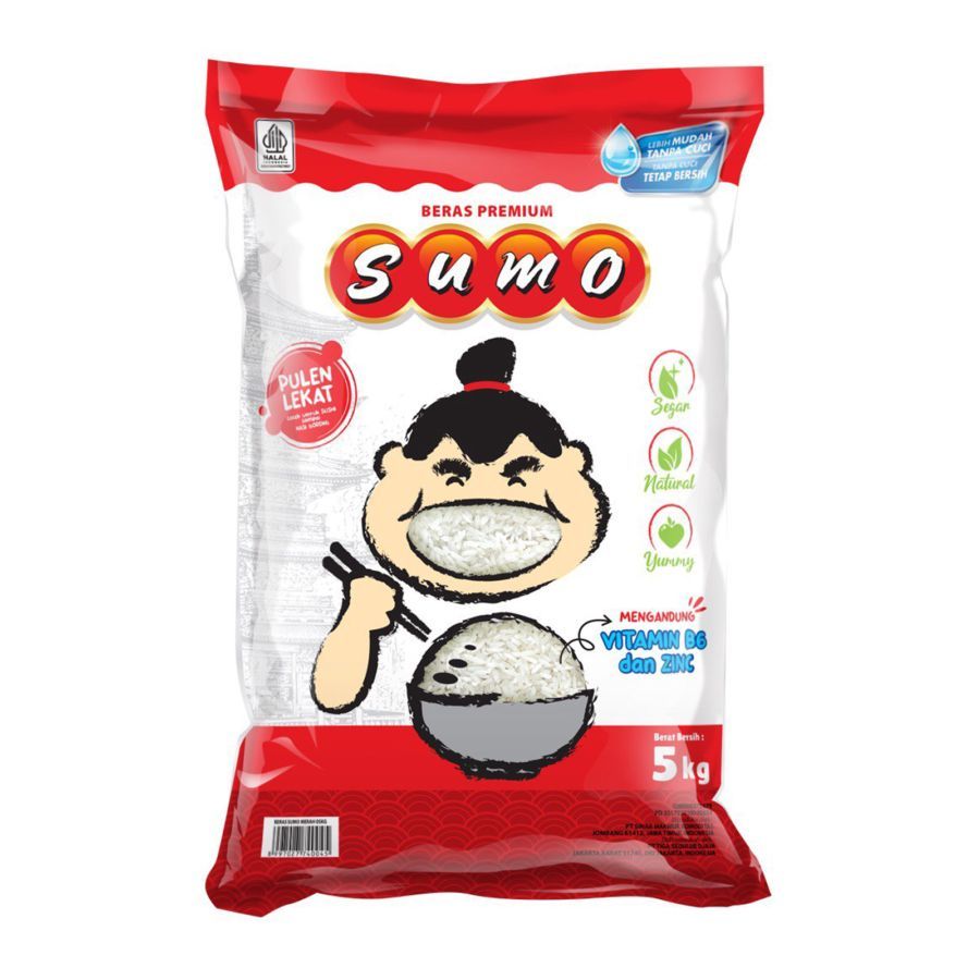 

Beras Premium Sumo Kemasan Merah "Fortifikasi" 5KG