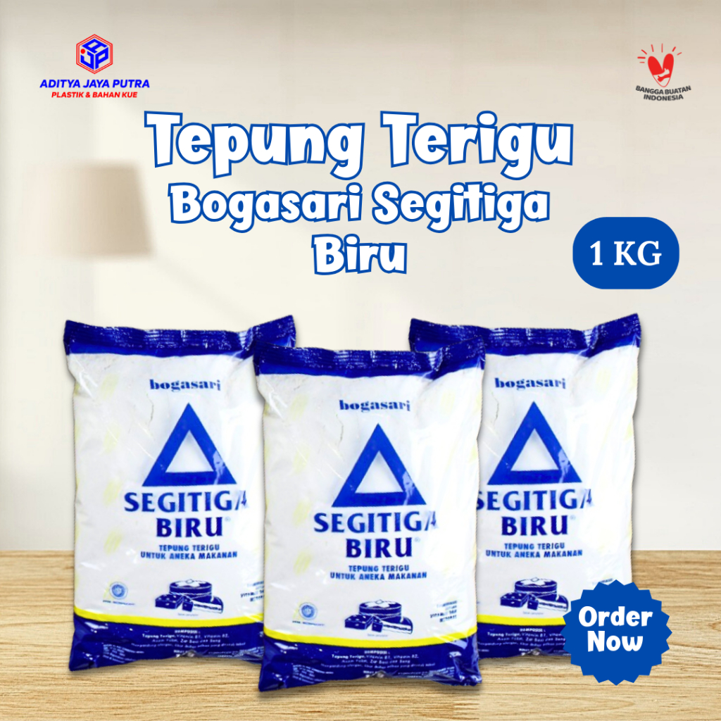 

Tepung Segitiga Biru Kemasan Bogasari 1KG