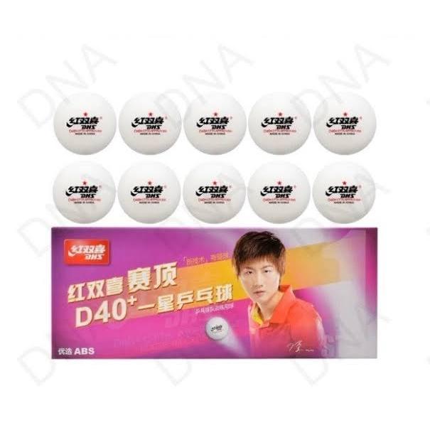 Bola Pingpong / Bola Tenis Meja DHS Bintang 1 *1 Isi 10