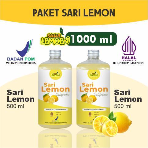 

Paket Hemat SUUR LEMOEN Asli Dari SARI LEMON California 2X 500ML- Fresh Sari Lemon Untuk Diet Detox