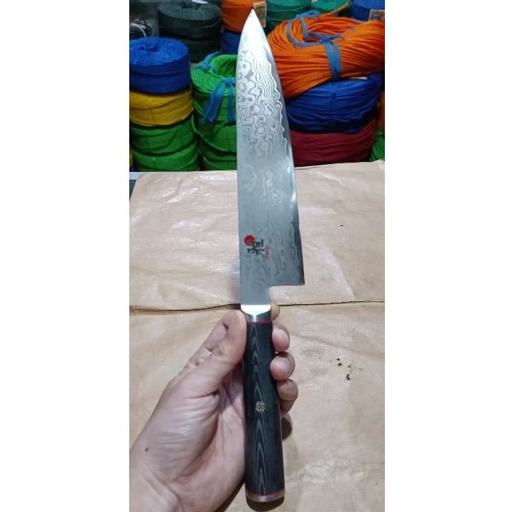 Pisau Dapur Stainless Steel Miyabi Kaizen 8". Made in Japan.