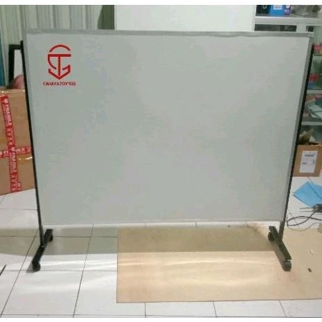 

Papan Tulis Whiteboard Standing Untuk Paud / TK 120 x 120 cm