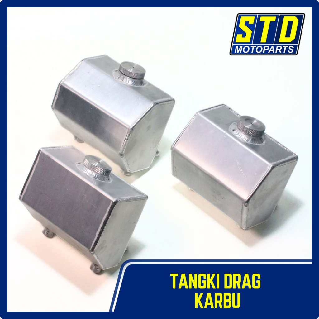 Tangki Motor Drag Karbu Racing Custom Aluminium