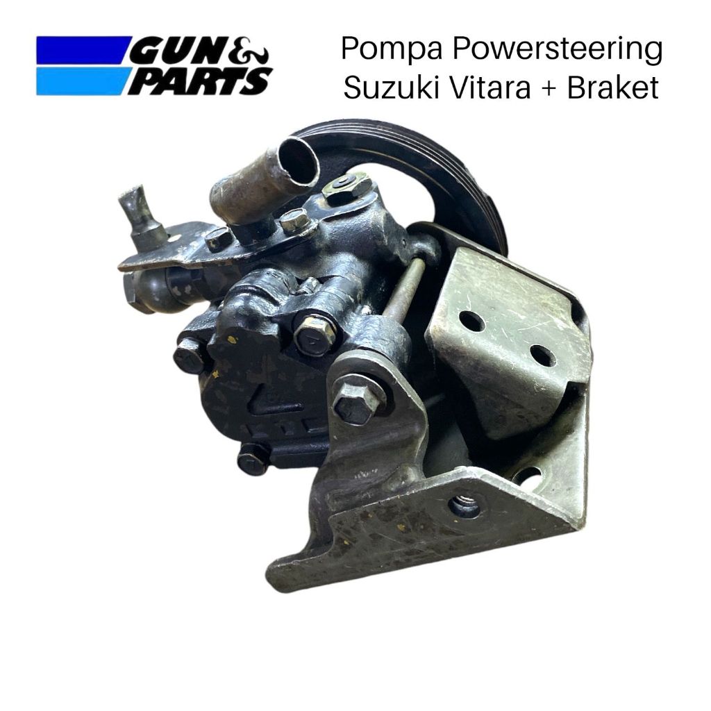 Pompa Power Steering Plus Braket Suzuki Vitara Minus Pulley Pecah Sparepart Mobil Copotan Original