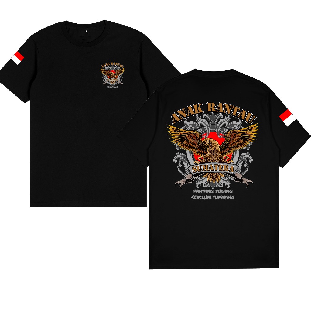 KAOS ANAK RANTAU SUMATERA C1 BAHAN COTTON COMBED 24S TEBAL BISA COD KAOS DISTRO KAOS KEREN