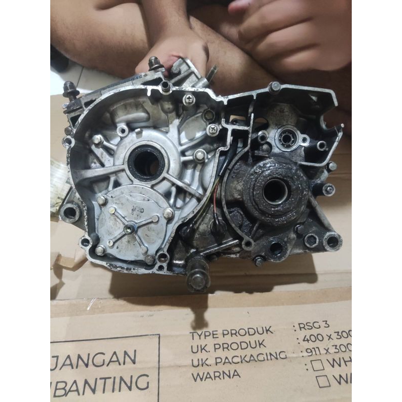 Crankcase Kalter Mesin Ninja 150 RR OLD SE, ss STNK Dijual Kalter / Crankcase Mesin kanan kiri ori N