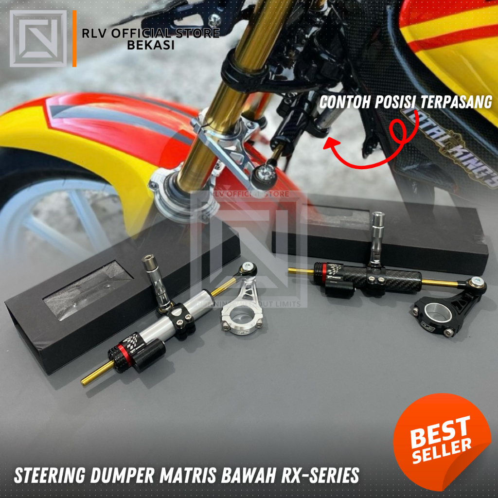 STABILISER STABILIZER SETANG STANG YAMAHA RX KING RX K RX Z RX S PLUS STABILISER MATRIS ITALY KARBON