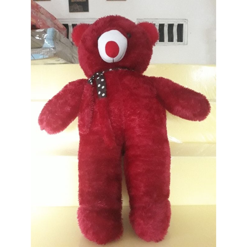 boneka teddy bear isi silicon tinggi boneka 80 cm