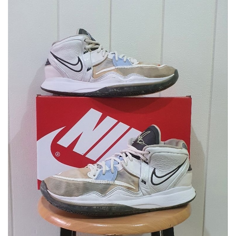 Sepatu Basket NIK3 Kyrie 8 Infinity White original size 43 second ori