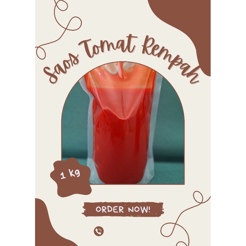 

Saos Tomat Rempah 1kg (untuk Masakan Chinese Food)
