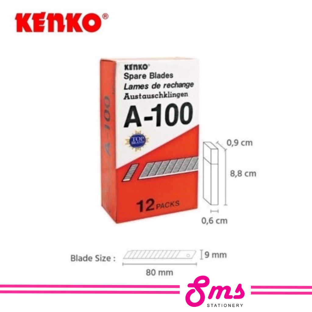 

Kenko isi Cutter Kecil A 100 (9mm)