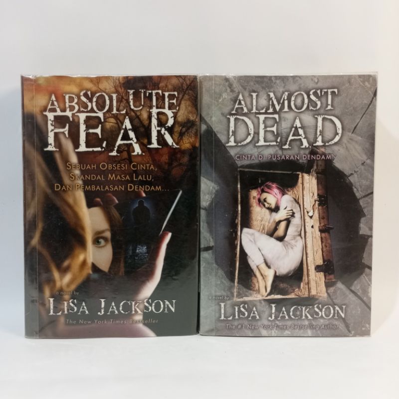 Obral buku novel Lisa jackson original preloved