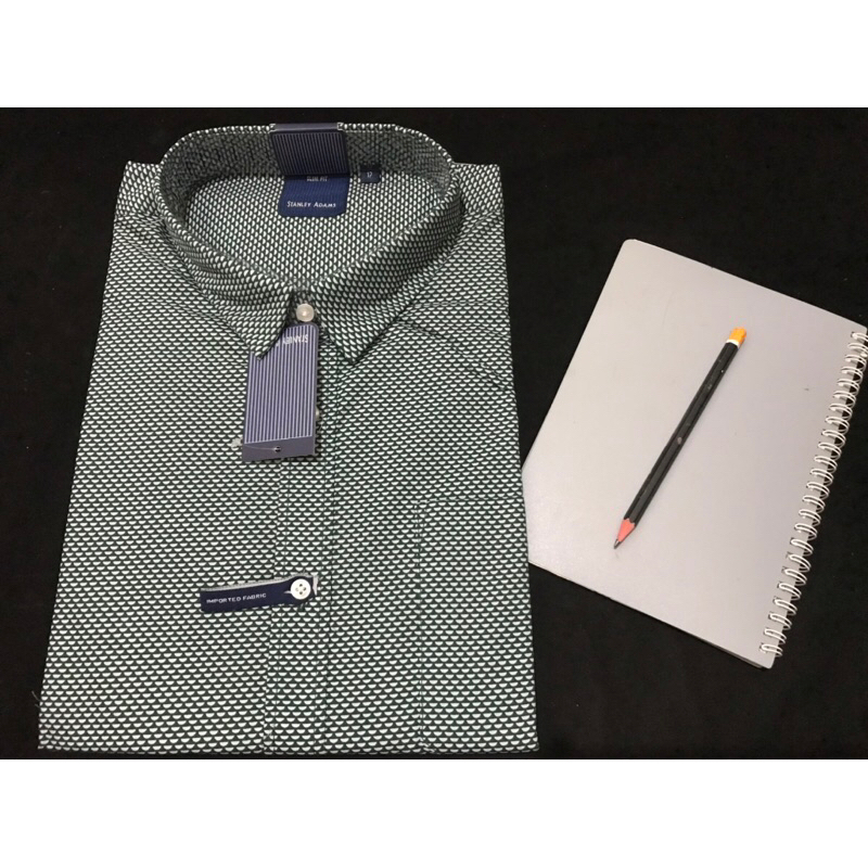 KEMEJA FORMAL Kerja Pria STANLEY ADAMS 17 Lengan Pendek