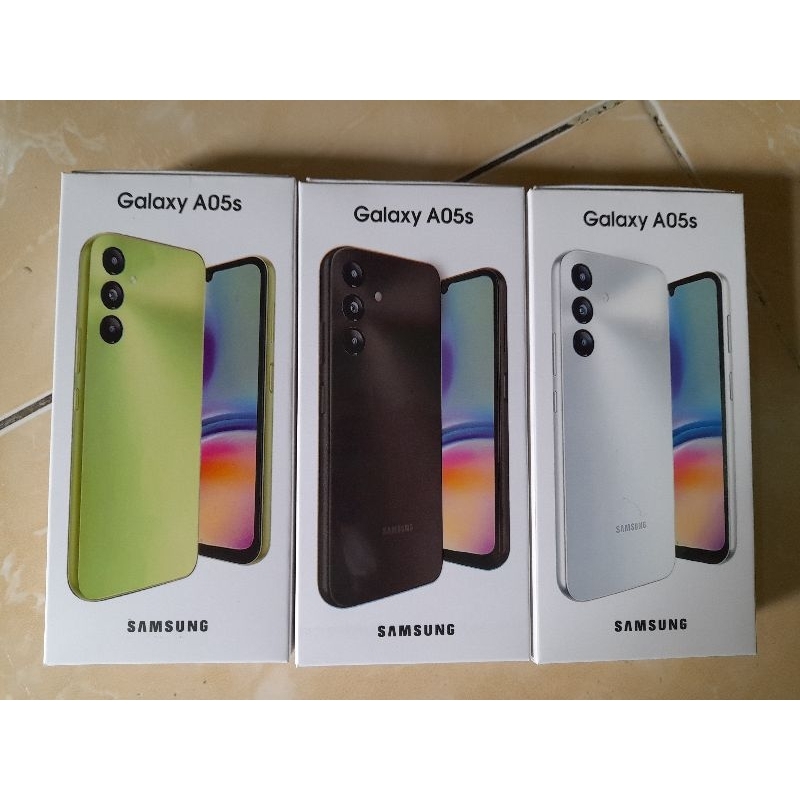 dus box samsung A05s semua warna bisa requset