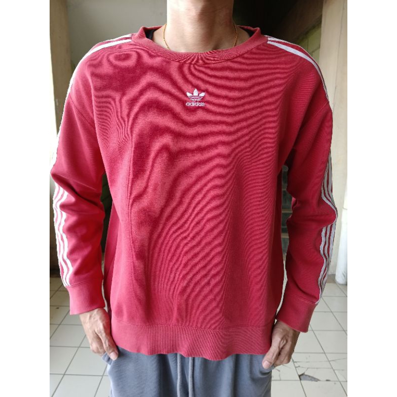CN Adidas Trefoil Center Logo Crew Sweater / Crewneck