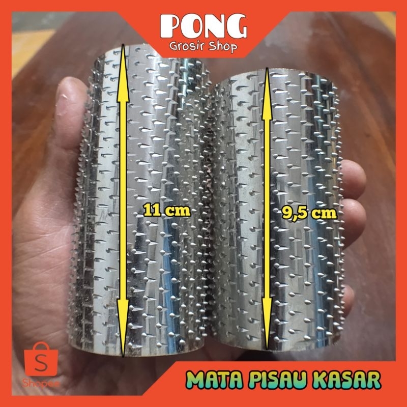 Roll Parut Kelapa Listrik Mata Pisau Mesin Parut Kelapa Listrik Ukuran 9,5cm dan 11cm KASAR