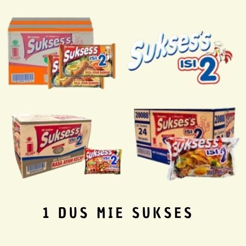 

1 DUS 1 KARTON ISI 24 PCS Mie Suksess MIE INSTAN SUKSES