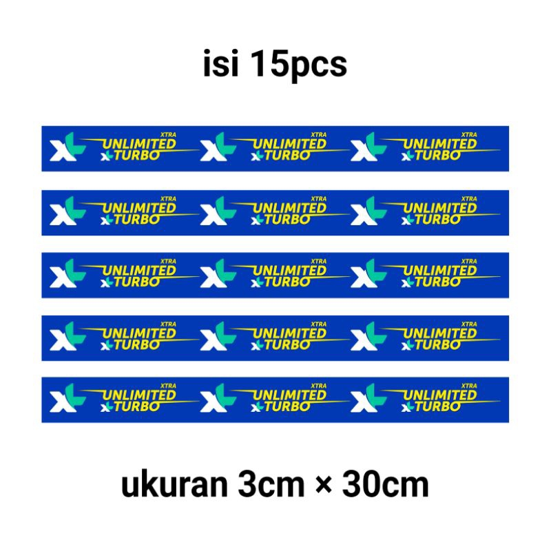 

Stiker Etalase Konter XL isi 15pcs1lembar isi 15pcs Stiker 3cm × 30cm