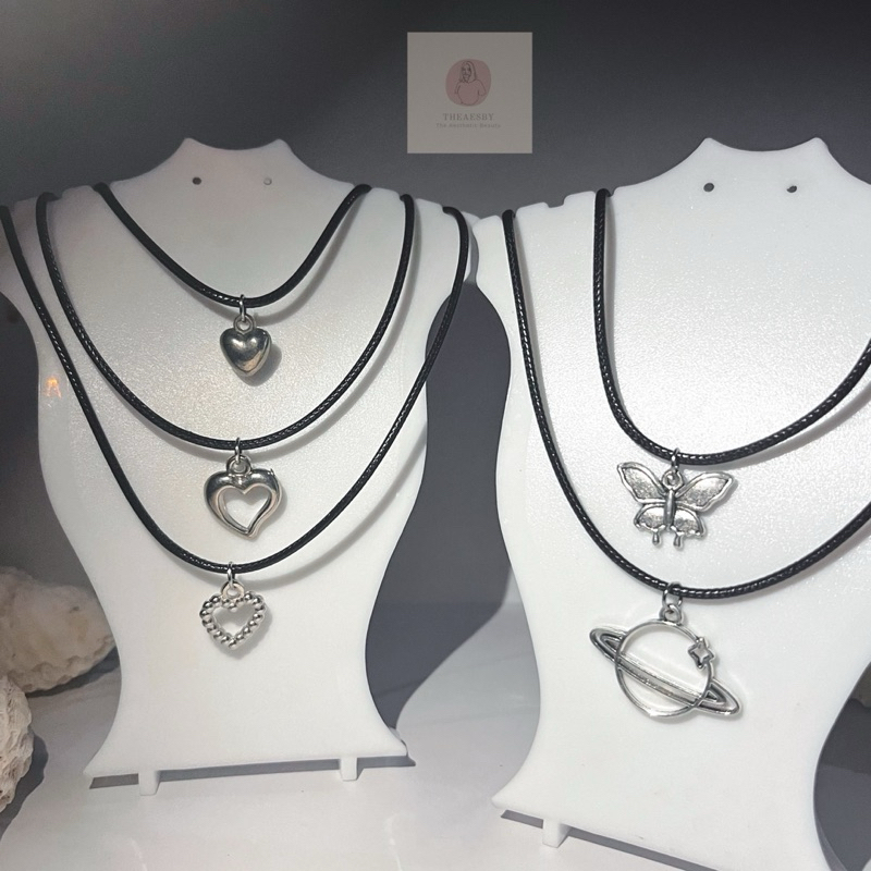 (TANPA PO) KALUNG TALI HITAM, KALUNG TALI KUPU, KALUNG KOREA, KALUNG TALI, KALUNG VINTAGE, KALUNG AE