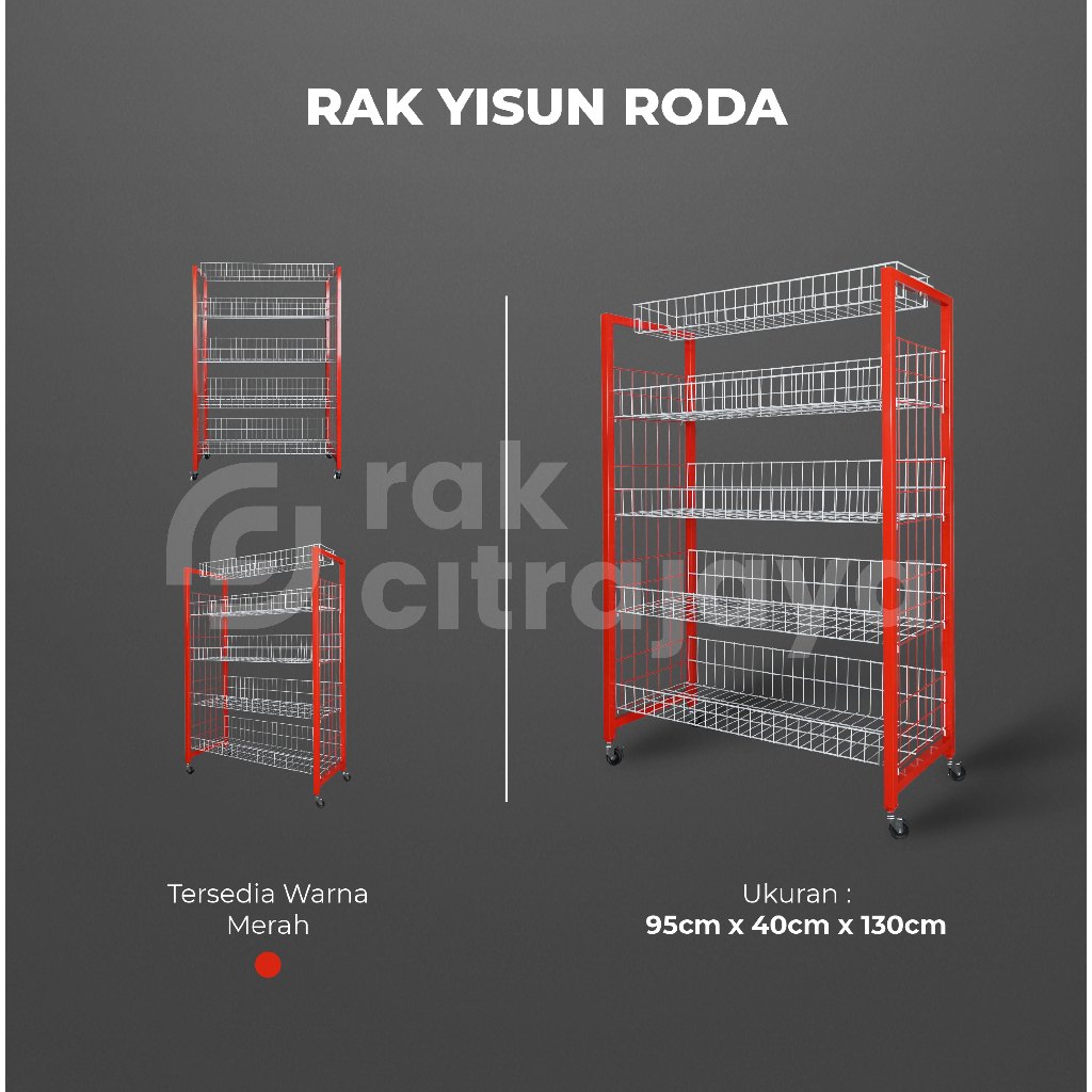 YISUN RAK TOKO DISPLAY SNACK CIKI BESI JUMBO SERBAGUNA | MELODY/MARGO