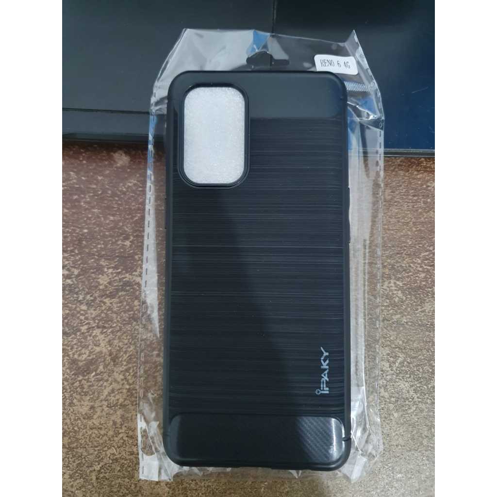 Case Ipaky Carbon Oppo Reno 6 4G {LIGO}