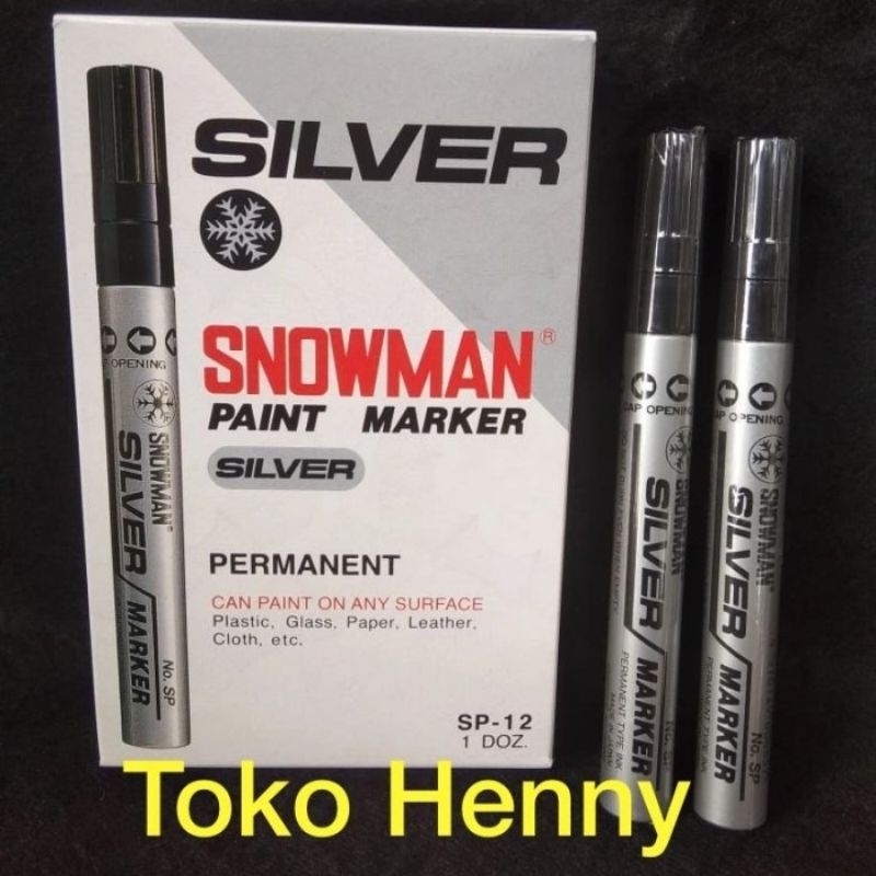 

SPIDOL PERMANEN SNOWMAN SILVER
