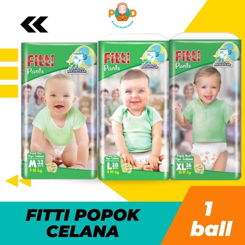 FITTI POPOK BAYI DIAPERS UNICHARM