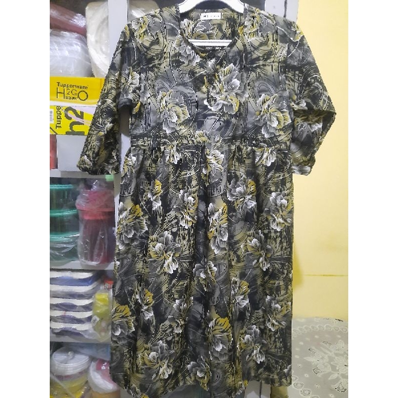dress midi daster nyonya