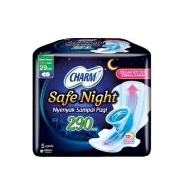 Charm Safe Night 29cm Isi 5 Pads
