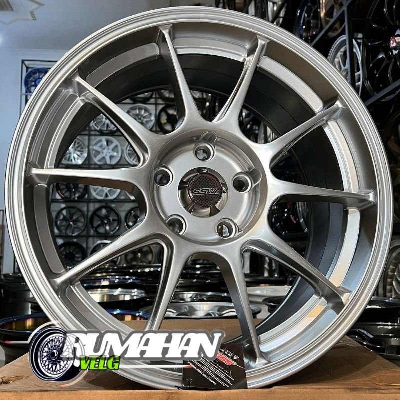 harga velg mobil racing R17 TC105X SSW ORIGINAL LEBAR 8 ET 35 velg mobil ring 17 velg racing mobil i