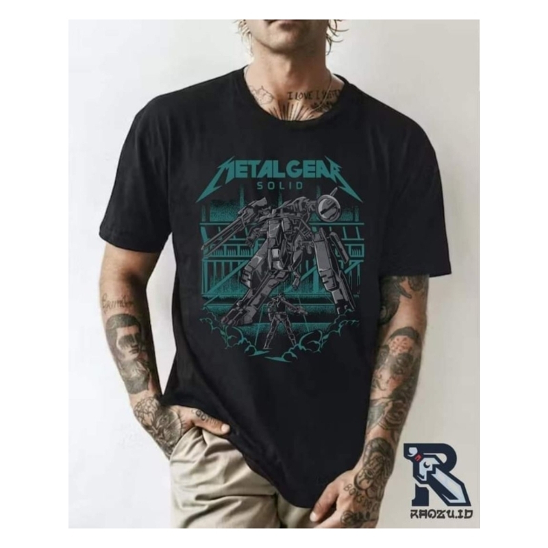 kaos t-shirt metal gear solid