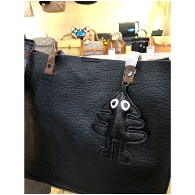 [Ready Stock] Tas Tote Hitam Besar Wanita Fashion Import Brand Original Taoleyu