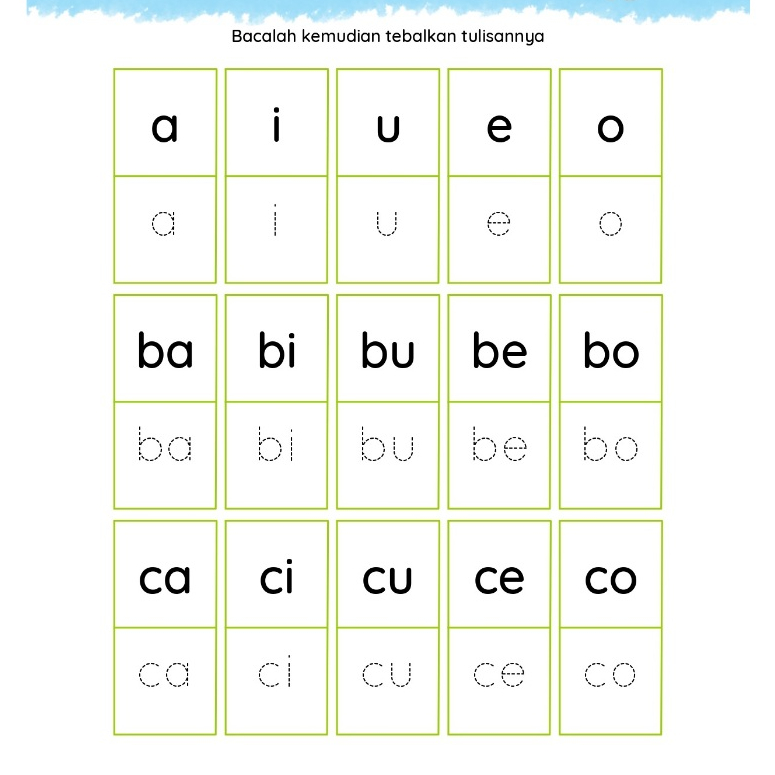 Aktifitas Anak Belajar Membaca Vol. 1 / Belajar Membaca / Membaca