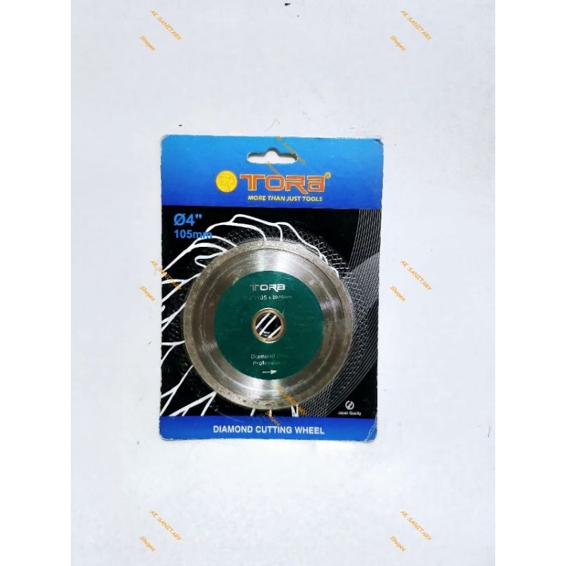 Diamond Wheel Cutting Basah 4" inch 105 TORA / Mata Pisau Potong Granit Keramik