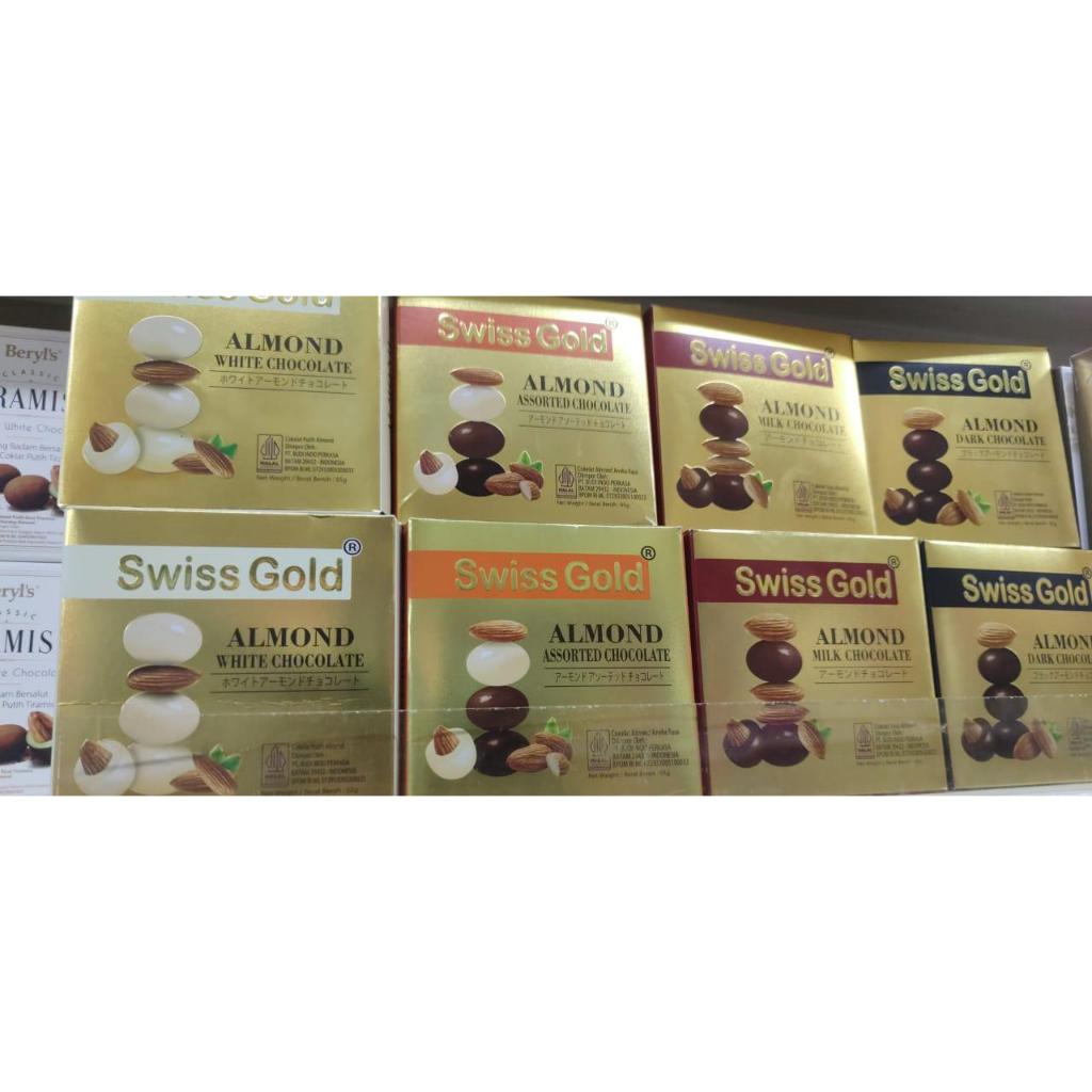 

COKELAT SWIS GOLD ALL VARIAN / CHOCHOLATE ALMOND / WHITE CHOCHOLATE / ASSORTED CHOCHO / DARK / MILK CHOCHOLATE/65GRAM