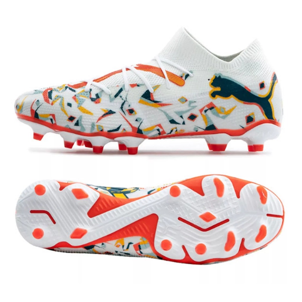 Puma Sepatu Bola Future 7 Match Creativity Fg/Ag Whi 107845 01