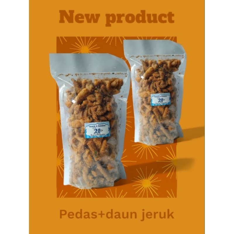 

KERIPIK USUS PEDAS DAUN JERUK/ KERIPIK USUS TERMURAH / KERIPIK USUS PEDAS DAUN JERUK / CEMILAN VIRAL / SNACK CEMILAN EXTRA PEDAS / KERIPIK USUS MANTUL / PUSAT SNACK CEMILAN MURAH / SNACK KEKINIAN / KERIPIK USUS PEDAS / KERIPIK USUS PEDAS MERCON