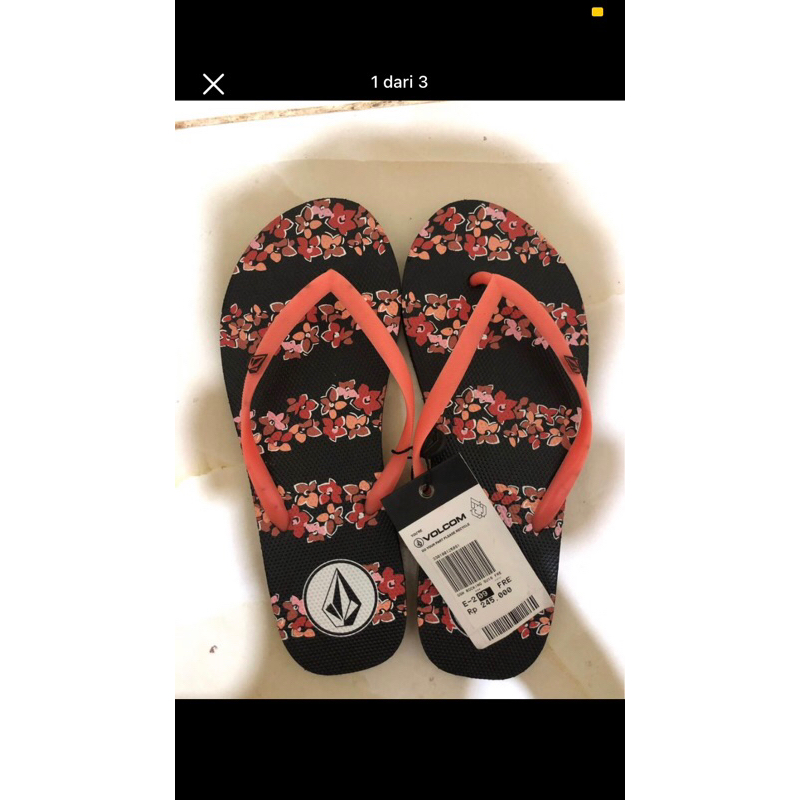 SANDAL VOLCOM WANITA SIZE 09  ORIGINAL