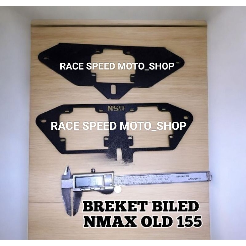 BREKET BILED 2.5INCH/3INCH TEBAL 3MM NMAX OLD